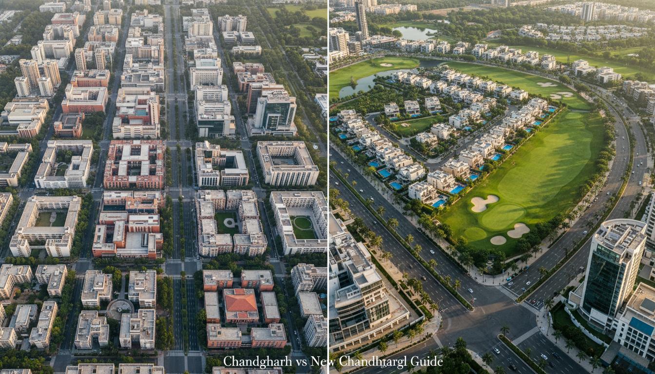 Chandigarh vs New Chandigarh: Which Location Is Better for Property Buyers?