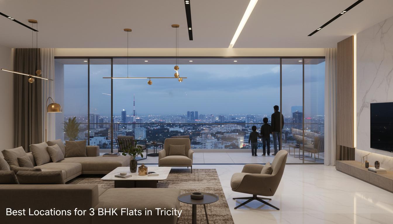 Where to Buy a 3 BHK Flat in Tricity: Zirakpur, Mohali, Chandigarh