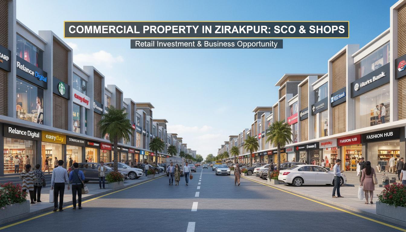 Commercial Property in Zirakpur: SCO, Shop & Showroom Buyer Guide