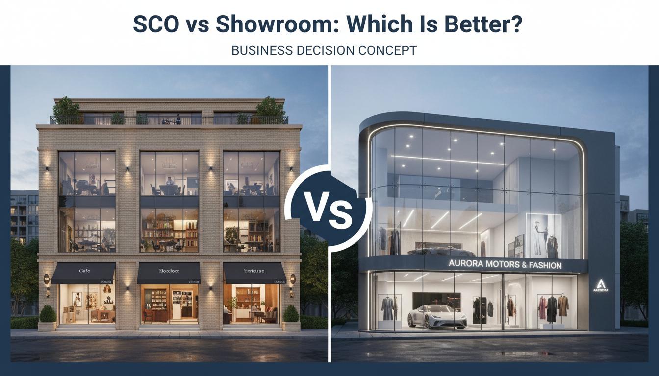 SCO vs Showroom: Which Commercial Property Is Better in Tricity?