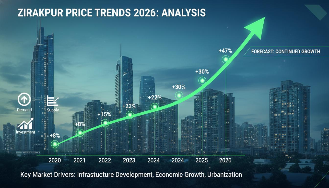 Property Price Trends in Zirakpur: What Drives Prices in 2026