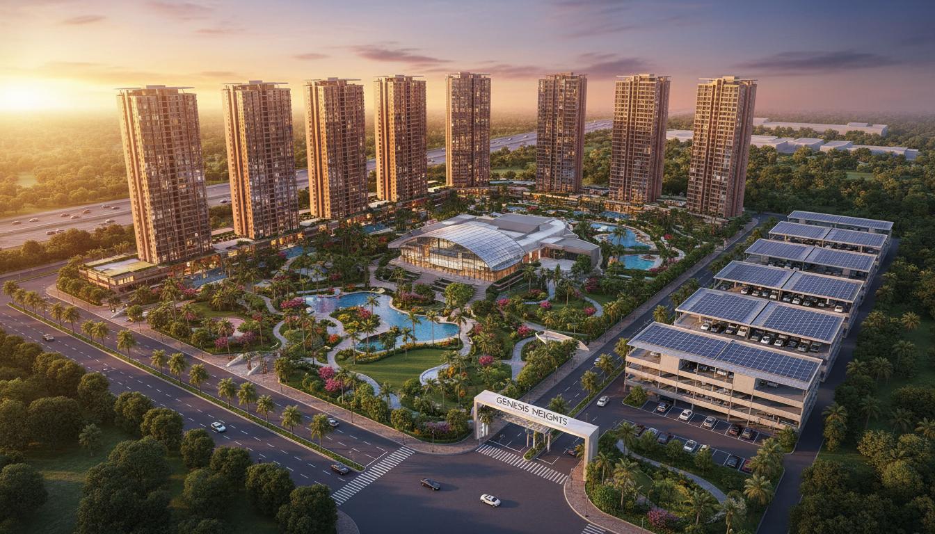 Genesis Heights | Luxury 3, 3+1 & 4+1 BHK Residences on NH-152, Zirakpur, Chandigarh-Delhi Highway, NH-152, Sector-10, Block-D, Zirakpur