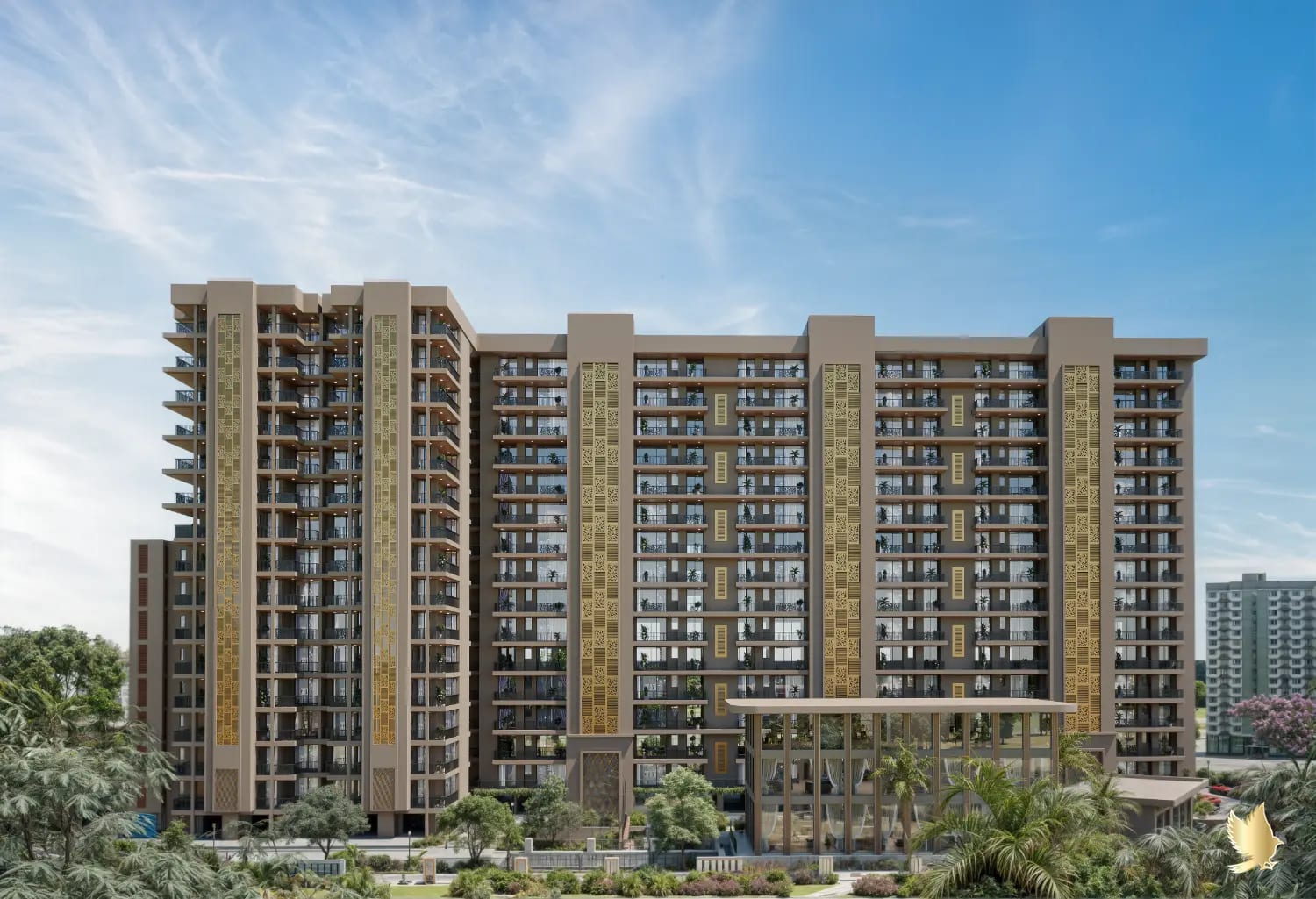 Atlantis Grand 3BHK Flat For Sale In Highland Marg, Zirakpur