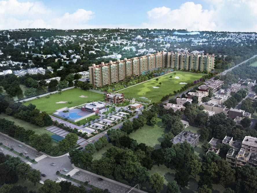 Beverly Golf Avenue | 3+1 & 4+1 BHK Flats in Sector 65, Mohali, Sector 65, Mohali — adjoining Mohali Golf Range