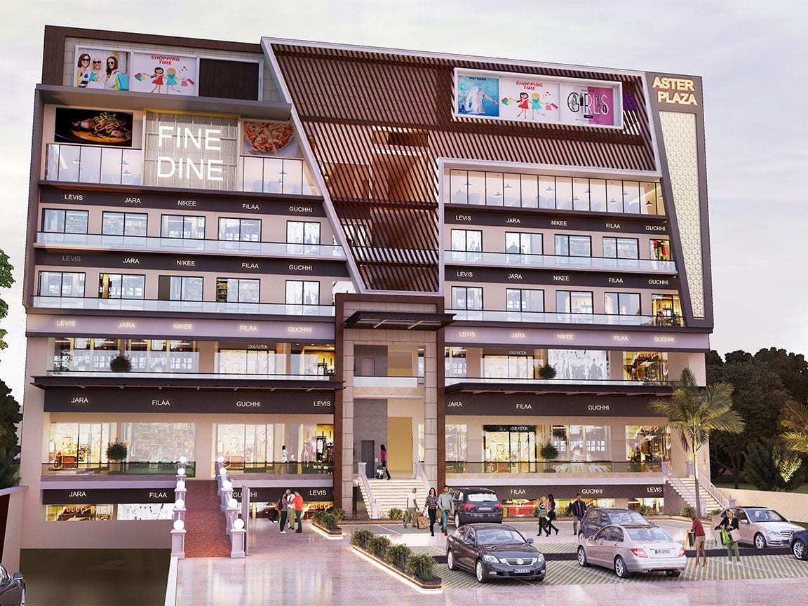 Aster Plaza Commercial Property For Sale In Airport Road, Zirakpur