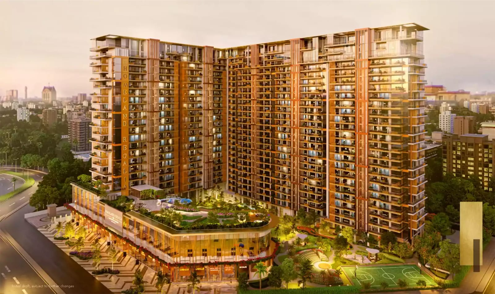 Homeland Regalia | 3, 4 & 5 BHK Luxury Flats & Penthouses in Sector 77, Mohali, Airport Road, Sector 77, Mohali