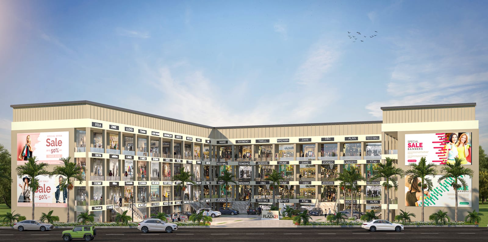 KBD Plaza 21 | Showrooms for Sale on Kharar–Kurali Highway, Kharar, Kharar–Kurali Highway (NH-21), Rudiala, Kharar