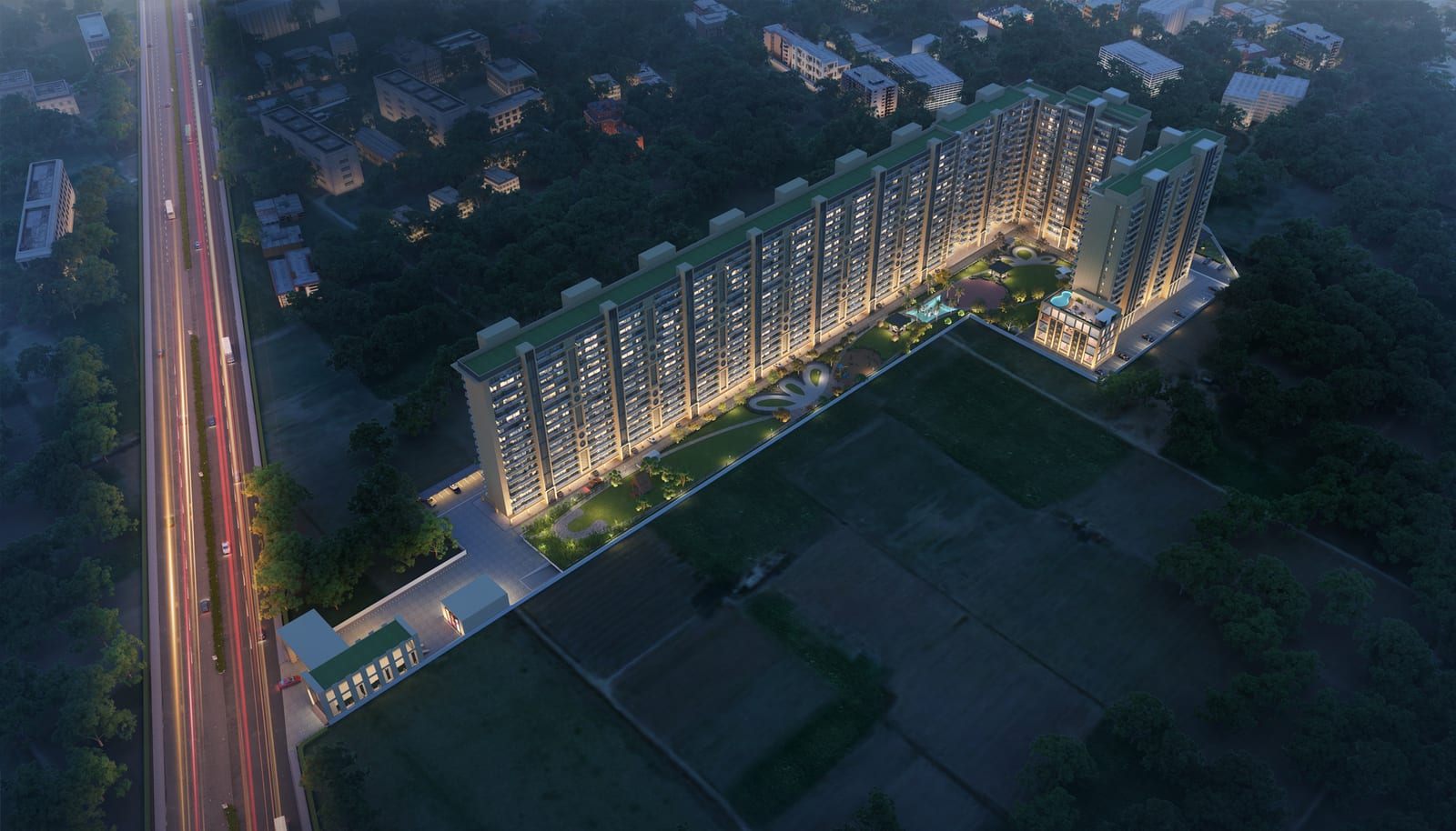 The Ananta Aspire | 3 BHK, 3+1 & 4+1 BHK Luxury Flats on Patiala Highway, Zirakpur, NH-7, Chandigarh–Patiala Highway, Zirakpur