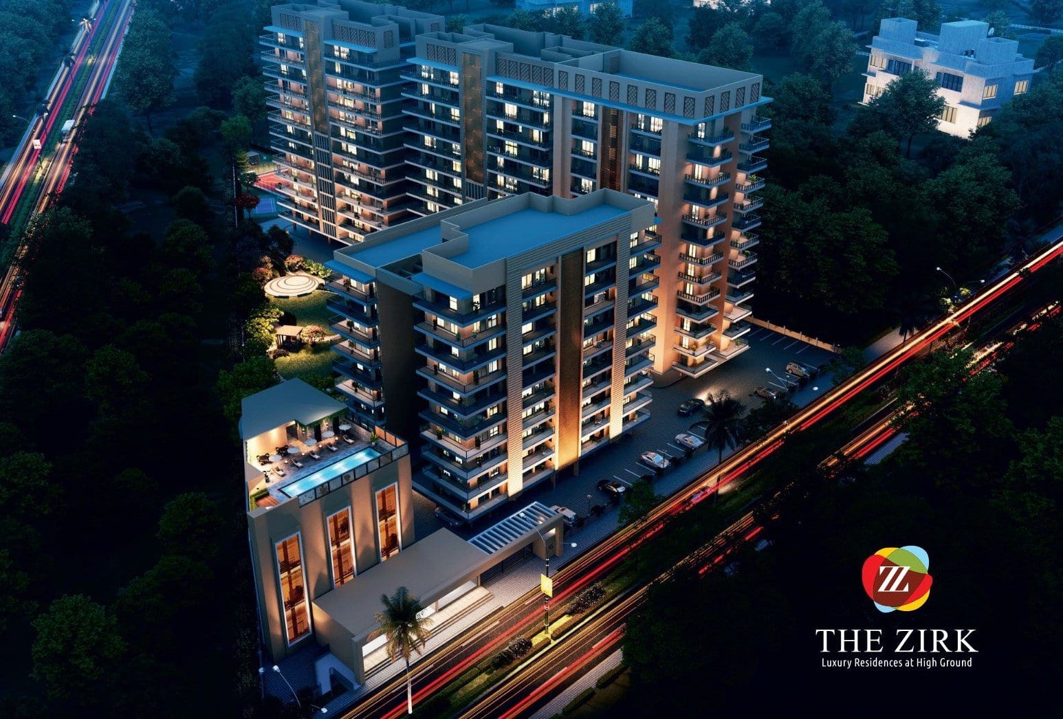 The Zirk | 3 BHK & 3+1 BHK Flats on High Ground Road, Zirakpur, High Ground Road, near Gurudwara Nabha Sahib, Zirakpur