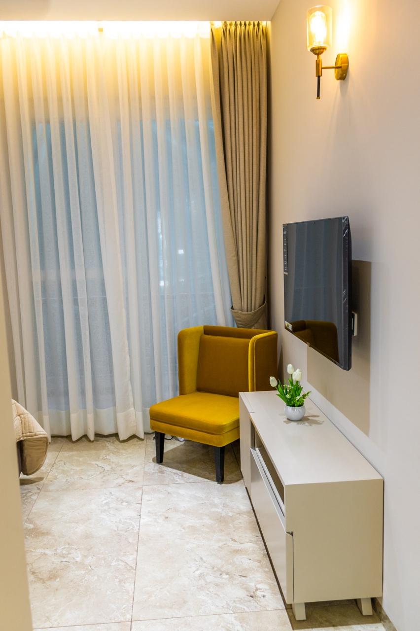 The Antares Zirakpur — living area with premium finishes