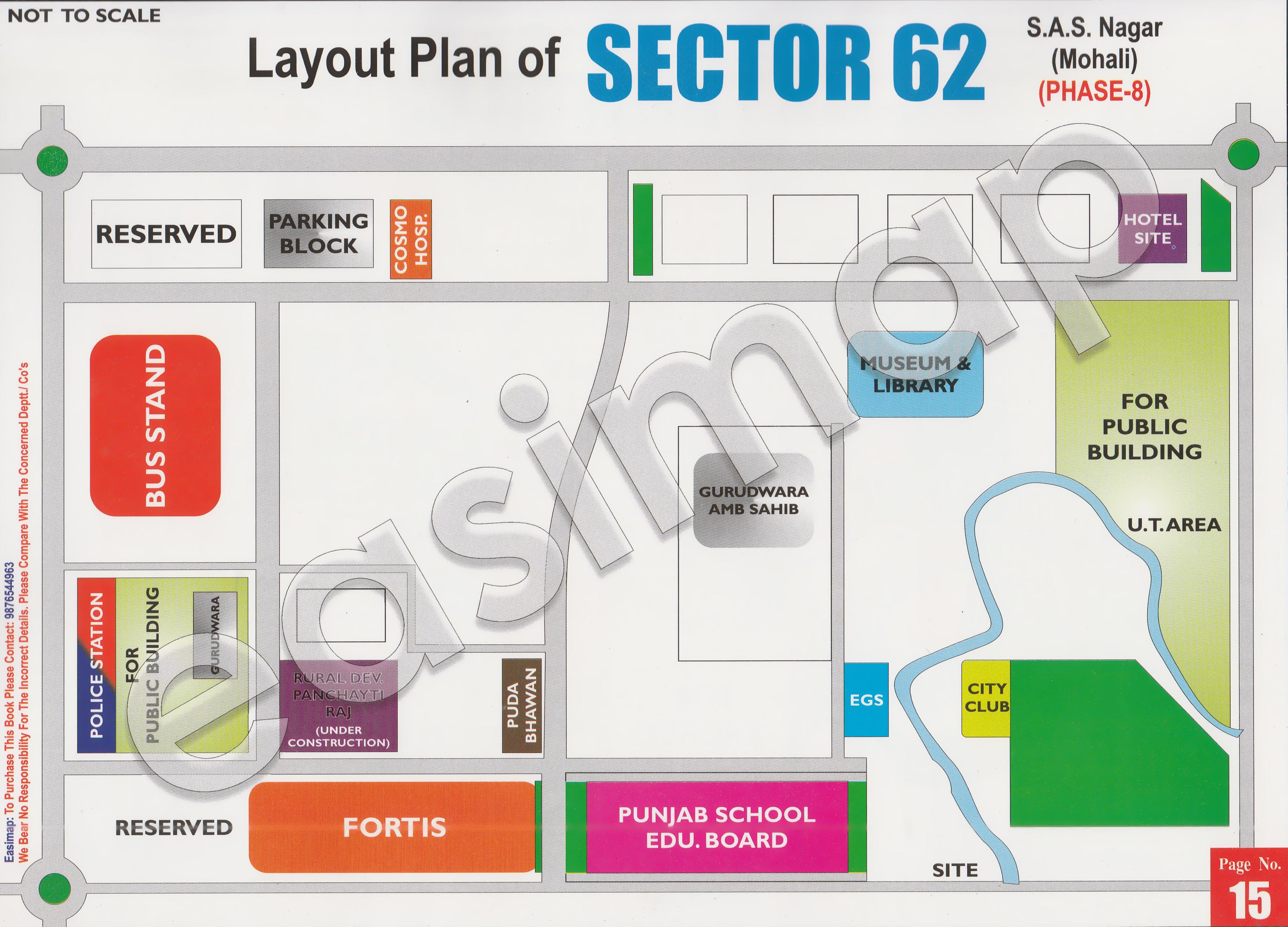 Sector 62 Mohali layout plan
