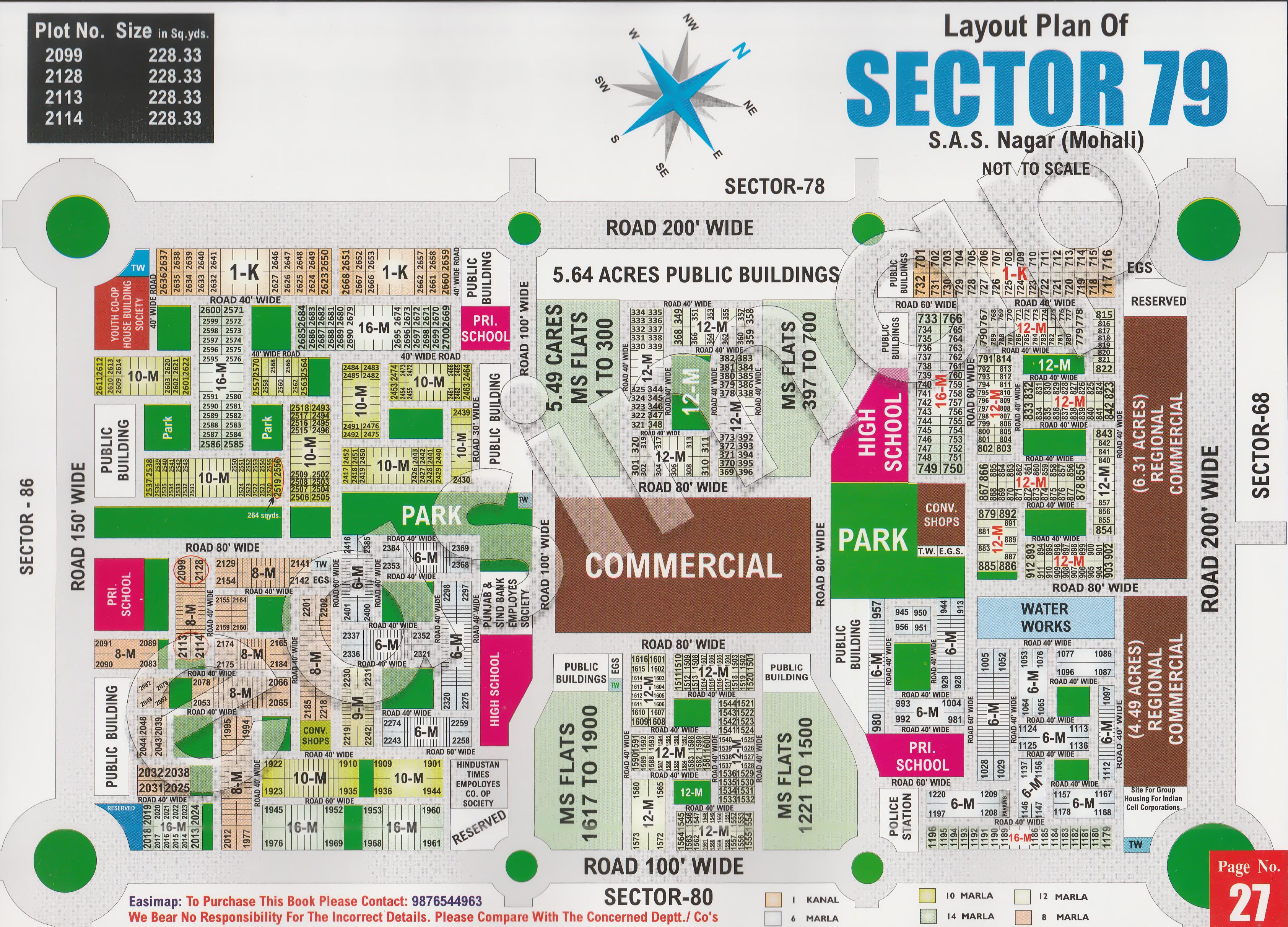Sector 79 Mohali layout plan