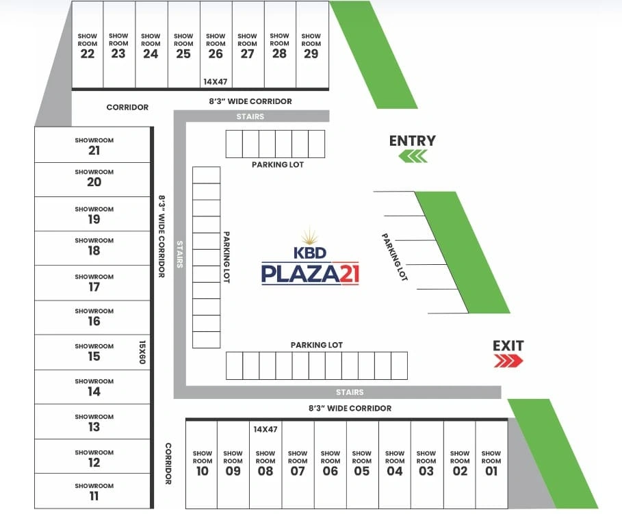 KBD Plaza 21 Showroom For Sale at, Kharar