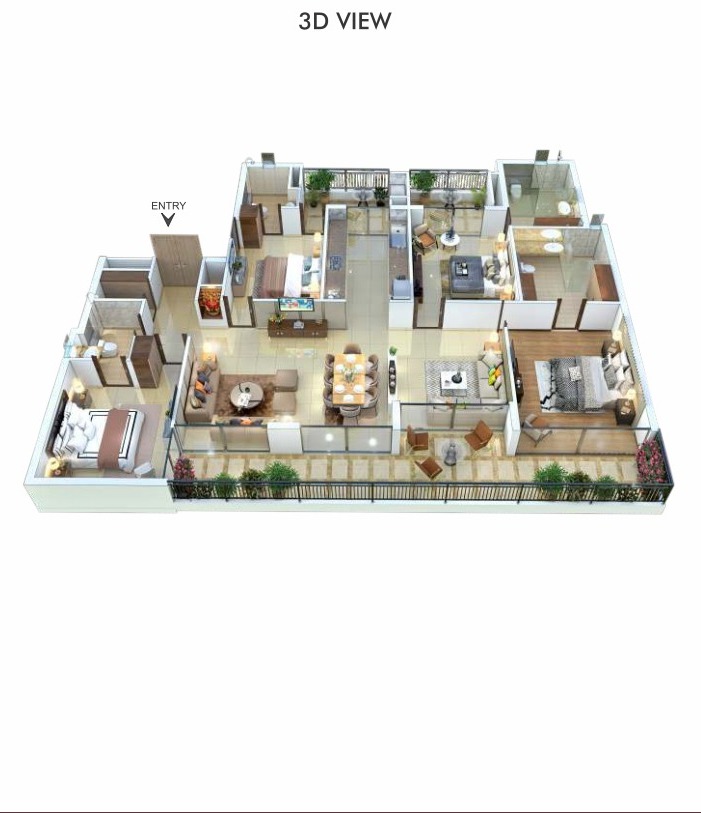 4 BHK Flat for Sale in Mohali – The Medallion